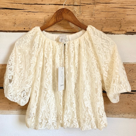 Joie Tops - Joie Ivory Lace Blouse | Women’s XS